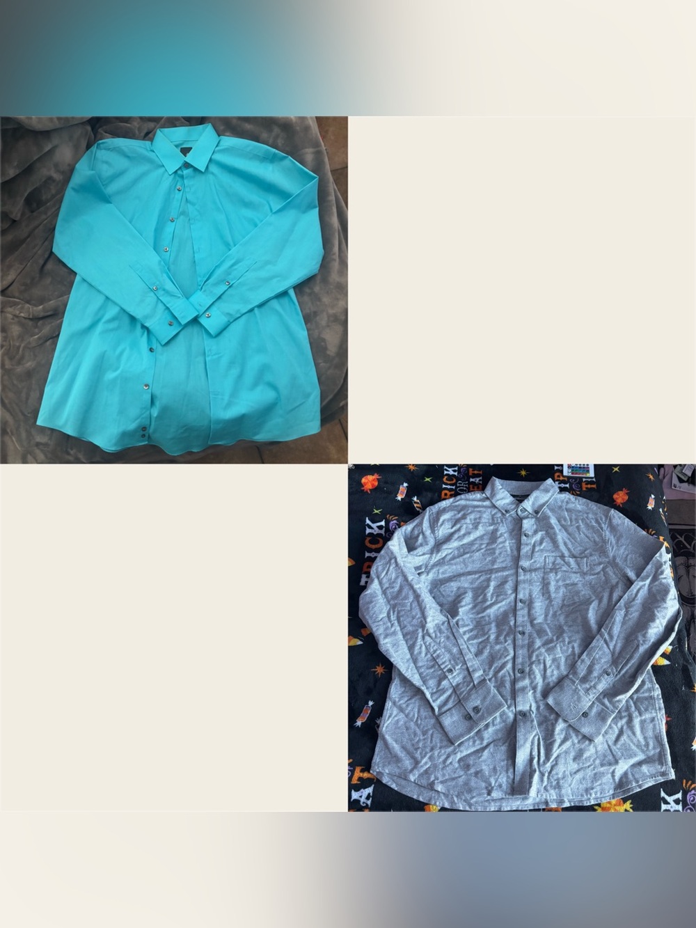 2 Piece Men’s Longsleeve Button Up Shirt 
Large Bundle Lot